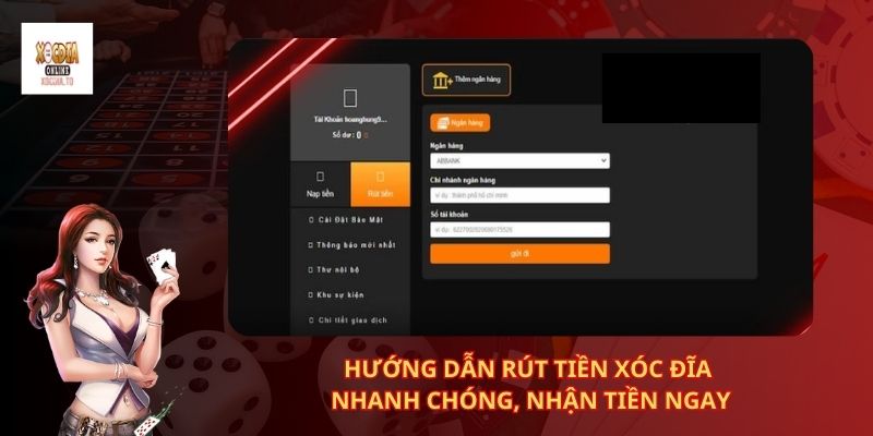 Cách Rút Tiền Xóc Đĩa Tại Trang Xocdia.to 2 Hướng Dẫn Rút Tiền Xóc Đĩa Nhanh Chóng, Nhận Tiền Ngay