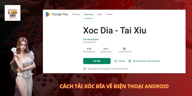 Hướng dẫn cách tải xóc đĩa về điện thoại di động 3 Cách tải xóc đĩa về điện thoại Android